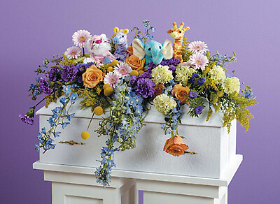 Crowning Glory Casket Spray Flower Delivery Camden NJ - Creations By Jenn